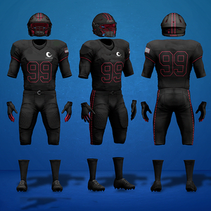 Neueste Spiel American Football Trikots Sublimation Blank American Football Uniform Sets Jugend American Football Wear - Product Image 2