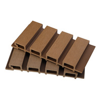 Panneau mural extérieur moderne en WPC, revêtement extérieur en composite bois-plastique imperméable, clôture paysagère durable, décoration pour la maison