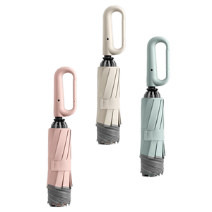SD <span class=keywords><strong>Parapluie</strong></span> pare-soleil automatique inversé 10 os pour hommes avec poignée à boucle résistante aux tempêtes Publicité commerciale pour adultes de voyage - Product Image 1