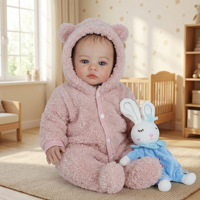 Poupées réalistes en silicone et vinyle YeezWood pour filles, jouets pour bébés, 19 pouces, aspect réaliste