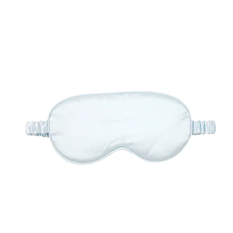 Customizing Private Fluffy Sleeping Eyemask Satin Silk Eye Mask Soft Adjustable Sleep Eyeshade Eye Cover For Travel
