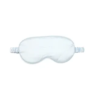 Masque pour les yeux en soie satinée pour le sommeil personnalisé Masque pour les yeux doux et réglable pour le sommeil Couvre-yeux pour le voyage