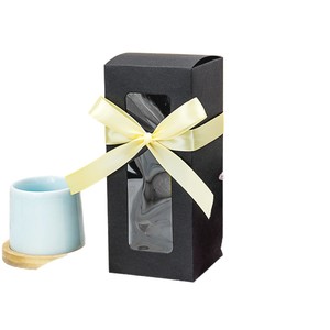 Custom Kerst Tumbler <span class=keywords><strong>Box</strong></span> Wijn Verpakking Fles Cadeau Papieren Dozen Met Transparant Venster - Product Image 5