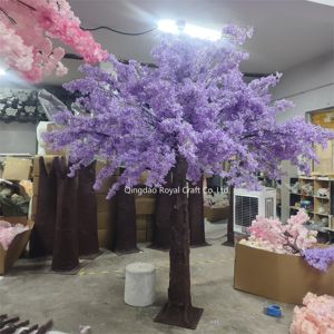 Tùy Chỉnh Màu Hồng 7ft 8ft 10ft Hoa Nhân Tạo Hoa Anh Đào Cây Trang Trí Cho Nhà - Product Image 6