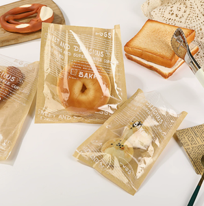 Wholesales Oil-proof Self-sealing <b>Bags</b> for <b>Bread</b> and Baked Goods European-style <b>Bread</b> Packaging <b>Bag</b> - Product Image 2