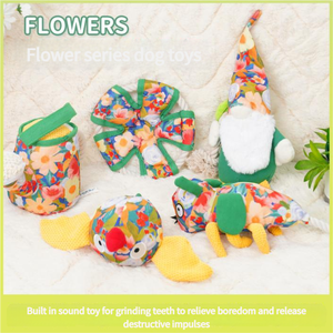 חמוד צעצוע כלב צעצוע ממולאים חיה קטיף צעצועים ללעוס כלבים עמיד ללעוס כלב לעג קטן בינוני - Product Image 2