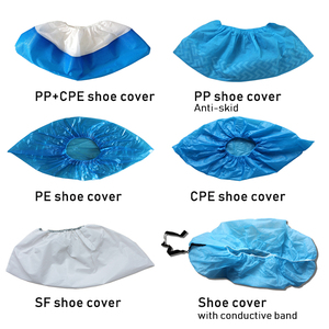 <span class=keywords><strong>Surchaussures</strong></span> <span class=keywords><strong>jetables</strong></span> en CPE avec logo personnalisé, imperméables et <span class=keywords><strong>antidérapantes</strong></span>, vente en gros - Product Image 2