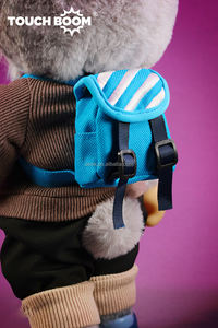 Rebel Albert Einstein 35cm手作りぬいぐるみ天才マッドマンシリーズ磁気マスクひげパイプバックパックグラスボバティー - Product Image 4