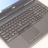 Original 95% baru untuk workstation Dell Precision 7520, I7 generasi ke-7, 16GB, SSD 512GB, laptop 15.6 inci, kartu grafis diskrit
