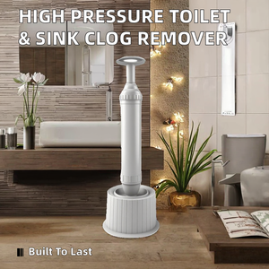 Sturalavandini Manuale ad Alta Pressione, Ecologico, per <span class=keywords><strong>Bagno</strong></span> e <span class=keywords><strong>Lavandino</strong></span>, Rimuovi-Intasamenti - Product Image 2