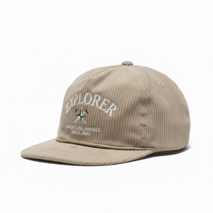 หมวกแก๊ปทรง 5 แฉก ผ้าคอร์ดูรอย แบบสั่งทำพิเศษ (OEM) พร้อมโลโก้ปัก 3 มิติ ทรงไม่แข็ง คุณภาพสูง - Product Image 4