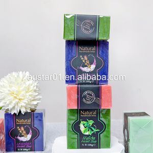 Jabón <span class=keywords><strong>de</strong></span> <span class=keywords><strong>aceite</strong></span> esencial <span class=keywords><strong>de</strong></span> Rosa papaya y geranio para un limpiador suave y revitalizante Jabón hecho a mano <span class=keywords><strong>con</strong></span> manteca <span class=keywords><strong>de</strong></span> karité - Product Image 6