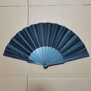 Abanico de Tela y Plástico Negro, Plegable, para Regalo, Manualidades, Decoración - Product Image 5