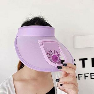 Gorra Visera Ancha con Protección UV, Sombrero para el Sol con Ventilador Recargable por USB, Visera para el Sol de Verano para Hombres y Mujeres - Product Image 5