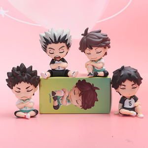ฟิกเกอร์โทบิโอะ คาเกยามะ ชุด 4 ตัว = 1 ชุด พร้อมกล่อง ซูกาวาระ โคชิ ของตกแต่งโต๊ะทำงาน สำหรับตู้คีบตุ๊กตา ขนาด H5.5-6 ซม. - Product Image 5