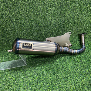Envío Gratis Precio de Fábrica Alta Calidad Escape Silenciador de Motocicleta V8 Racing Parts para <span class=keywords><strong>JOG</strong></span> V8 50CC 90cc AF18 AF27 DIO50 70-90CC - Product Image 1