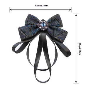 Corbata de Poliéster de Alta Calidad para Hombre, <span class=keywords><strong>Traje</strong></span> de Vestir Elegante con Corbata de Moño con Pedrería, Accesorios Elegantes para el Cuello - Product Image 5