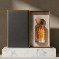 Flacon de parfum personnalisé 100 ml au design irrégulier, flacon de parfum de haute qualité, vaporisateur à fine brume nouvellement lancé, boîte de parfum
