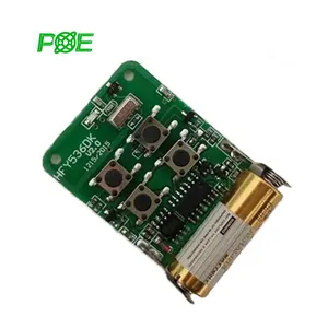 2 lớp PCB bảng mạch fr4 tiêu thụ điện tử pcba cho điều khiển từ xa PCB lắp ráp