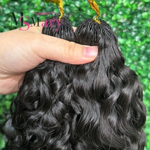 Extensiones de Cabello Humano 100% Natural con Ondas Profundas y Rizadas Estilo Pixie, Fáciles de Instalar y Retirar, Paquetes de Cabello Humano Virgen - Product Image 3