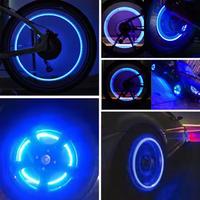 Lámpara LED Brillante para Válvulas de Neumáticos de Coche y Motocicleta, Decoración Nocturna para Ruedas de Aleación