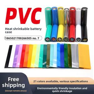 Housse de protection <span class=keywords><strong>isolante</strong></span> en film thermorétractable à section unique en PVC pour batteries 18650 21700 26650 n ° 7 et n ° 5 - Product Image 5