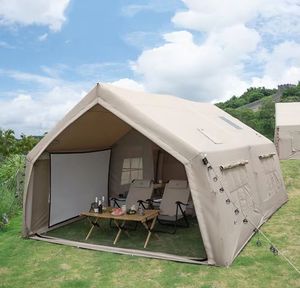 17.2 Square Pop up Air Inflatable Canvas Camping <b>Tent</b> with Customized Size Four-Season <b>Waterproof</b> Design - Product Image 3
