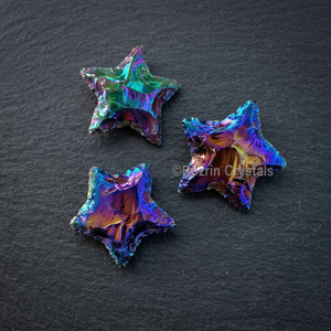 Meilleur rapport qualité-prix : Artisanat d'art sculpté et gravé à la main, en pierre précieuse Angel Aura Star, pour l'amour et le Feng Shui, objet de collection - Product Image 3