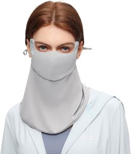 Trend ZC-250901-13 Argyle Pattern All Seasons Sunblock <b>Mask</b> Female Non-trace Three-dimensional Neck UV protection <b>Eye</b> protection - Product Image 2
