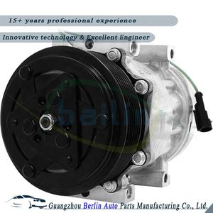 Compressore AC Auto per <span class=keywords><strong>IVECO</strong></span> EuroCargo 4894306 504185596 8500795 Sanden SD7H15-8090 SD7H15-8144 SD7H-8278 24 Volt - Product Image 3