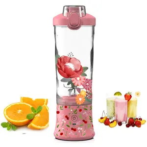 High performance quality blenders 600ML electric blender Type c recharge mini blender powerful cold pressed juicer mixer