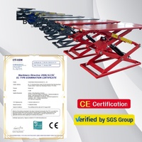 Elevador de Tijera Eléctrico Hidráulico Móvil con Certificación CE, Rango de Elevación de 0.5 a 1.5 Metros para Talleres de Reparación de Automóviles
