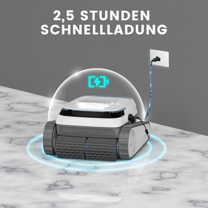 Robot Limpiafondos Automático AIRROBO PC10 Inalámbrico para Piscinas, Robot Subacuático Inteligente con Capacidad <span class=keywords><strong>de</strong></span> Escalar Paredes - Product Image 4