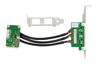 LR-LINK Mini PCle double port Gigabit cuivre Ethernet carte RJ45 LAN M.2 adaptateur NIC basé Intel I350 pour serveur