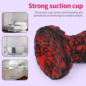 SacKnove Dernier Silicone Liquide Masturbation Pointillé Silicone Cheval Coq <span class=keywords><strong>Banane</strong></span> Alien Artificiel Gros Gode Anal Avec Ventouse - Product Image 6