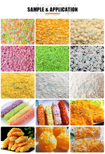 Copo de nieve, granular, en forma de aguja, máquina para hacer migas de <span class=keywords><strong>pan</strong></span> inflado precocinado, línea de producción de migas de <span class=keywords><strong>pan</strong></span> Panko - Product Image 5