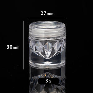 मिनी खाली खाली ढीली पाउडर की बोतल यात्रा कॉस्मेटिक ग्लिटर पाउडर आंख छाया पाउडर और ढक्कन के साथ - Product Image 3