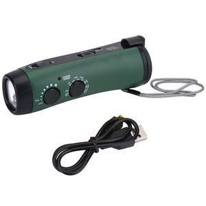 Đa chức năng Hand Crank có thể sạc lại AM/FM <span class=keywords><strong>Radio</strong></span> với Built-in Loa LED Đèn pin còi báo động sử dụng khẩn cấp - Product Image 6