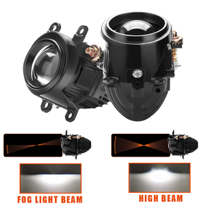 ไฟตัดหมอก Zdf20 80W 18000Lm สีเหลืองขาว Bi-LED ขนาด 2 นิ้ว สำหรับโปรเจคเตอร์ไฟตัดหมอกโตโยต้า 2 นิ้ว แบบสามสี - Product Image 3