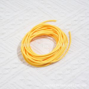 Korean waxed thread, multi-colored PU leather thread, rubber pendant thread, leather <b>rope</b>, necklace, bracelet, pendant, braided - Product Image 4