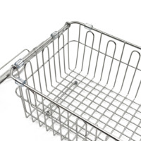 Support de stockage de fruits et légumes polyvalent en acier inoxydable de qualité supérieure avec couvercle pour panier de nettoyage