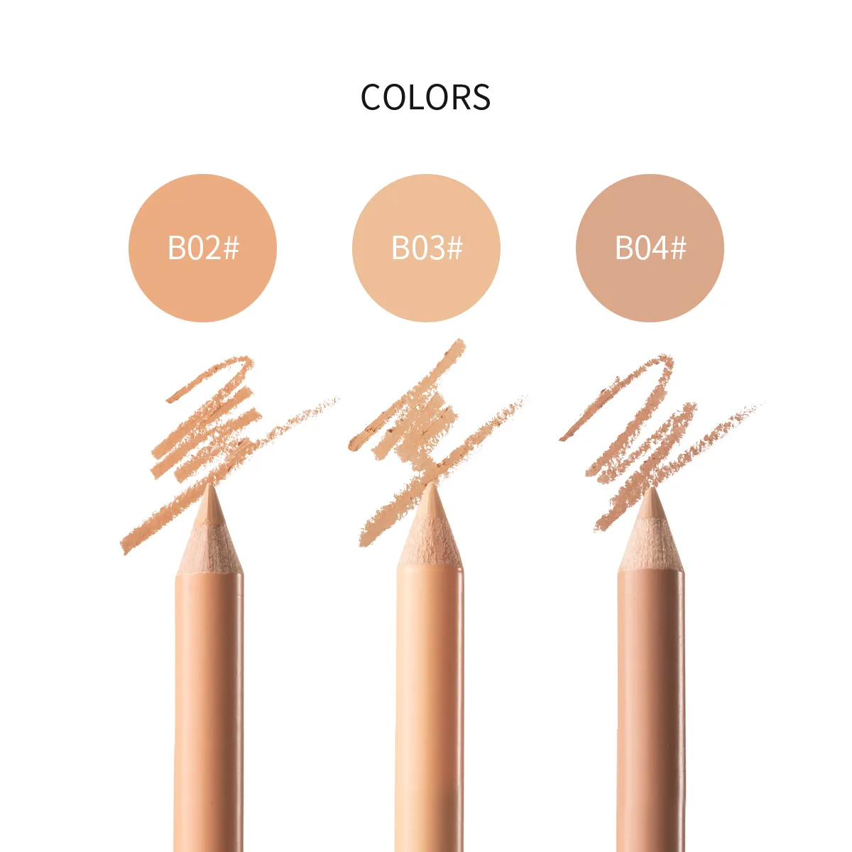 MENOW Concealer Bleistift Stirn Text marker Concealer Bleistift Augenbrauen Concealer Bleistift vegan