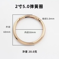 Modieuze zinken platte ring veerhanger sleutelhanger muntendoosje met ronde sieraden accessoires metalen ring