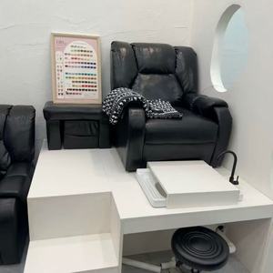 Plateforme de pédicure pour salon de manucure, canapé de massage des ongles, plateforme surélevée, table de massage des pieds de style japonais - Product Image 4