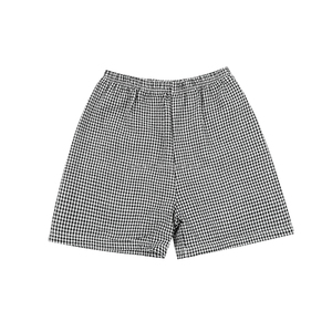 Quần áo trẻ em bán buôn Boutique bé trai seersucker <span class=keywords><strong>gingham</strong></span> cotton ngắn biểu tượng tùy chỉnh trẻ em trai quần short cho mùa hè - Product Image 4