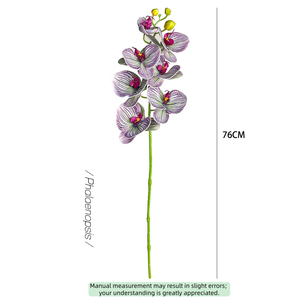 76cm/29.9 inci penjualan terbaik <span class=keywords><strong>Phalaenopsis</strong></span> buatan untuk latar belakang pernikahan & dekorasi pesta, pusat meja restoran Hotel - Product Image 2