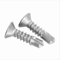 Vis autoperceuse à tête fraisée Phillips en acier inoxydable 304 DIN7504P(O) ST3.9 * 38
