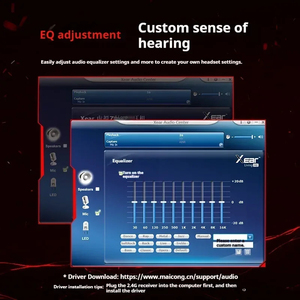 Mayorista MCHOSE S9 Auriculares Computadora de juegos de tres modos con micrófono <span class=keywords><strong>Denoise</strong></span> Wireless USB7.1 Auriculares Bluetooth Murah Auriculares - Product Image 6