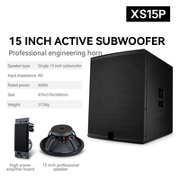 Subwoofer actif BHA Custom Mold XS Series 12, 15, 18 pouces pour scène extérieure, basses profondes, prix de gros usine