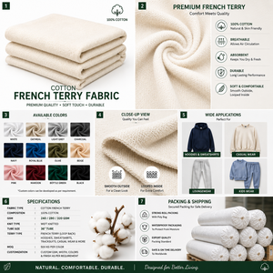Serviette en tissu éponge 100 % coton 280 GSM, écologique, bio-lavée, sans silicone, sans azo, peignée, respirante, tricotée unie, pour la maison - Product Image 1